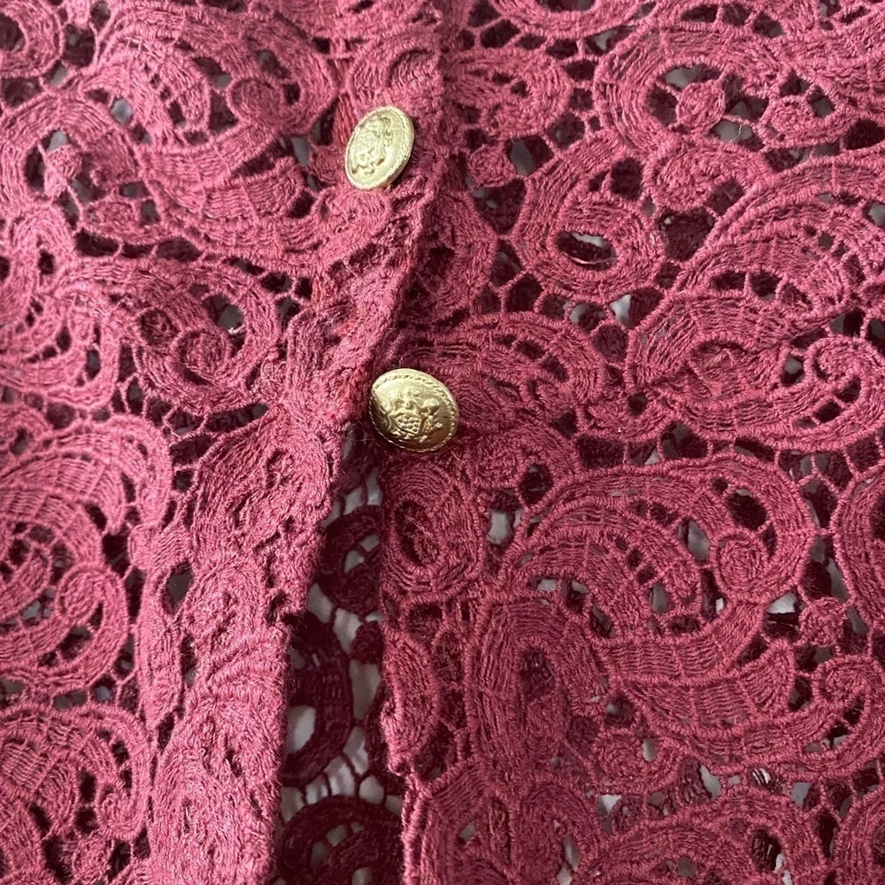 Zara crochet eyelet